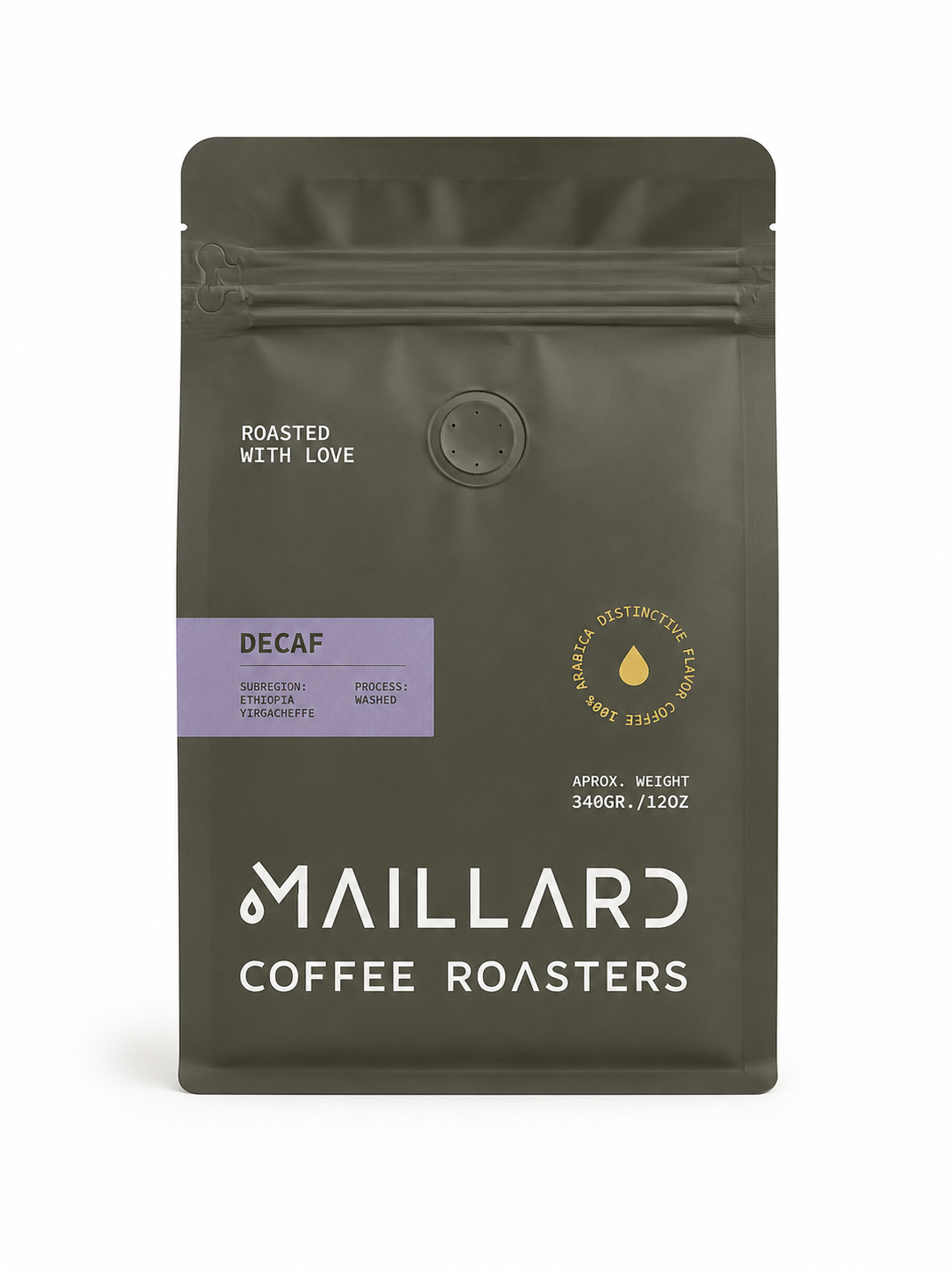 Decaf Ethiopia Yirgacheffe Coffee Beans – Washed Process